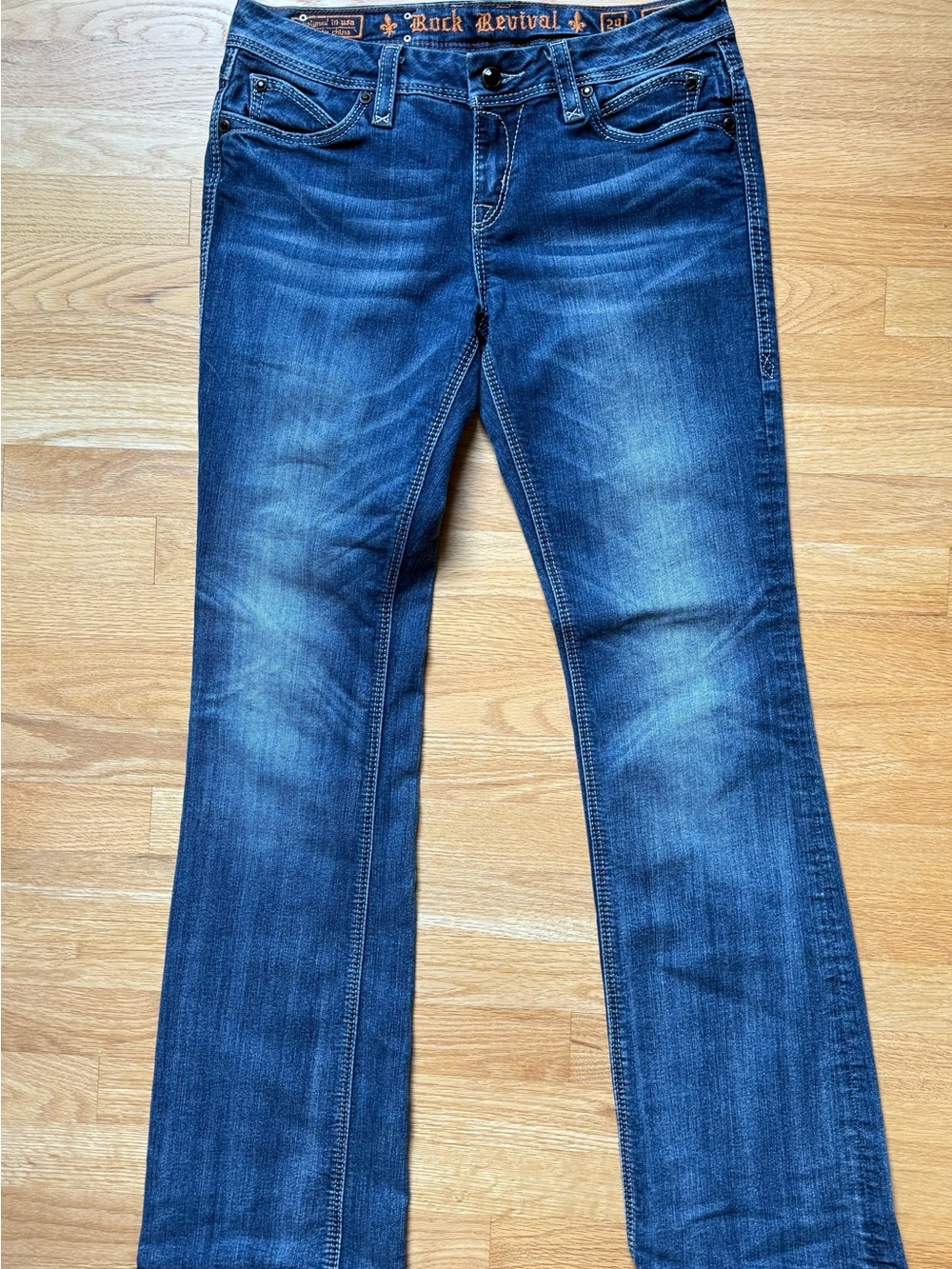 Rock Revival Medium Blue Bootcut Jeans size29